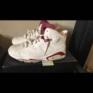 Retro 6 maroon